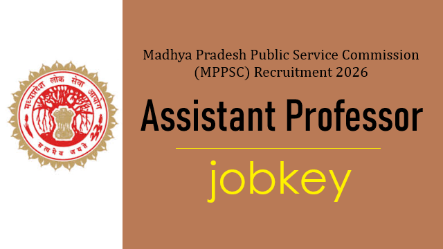 MPPSC Assistant Professor Online Form 2026-jobkey